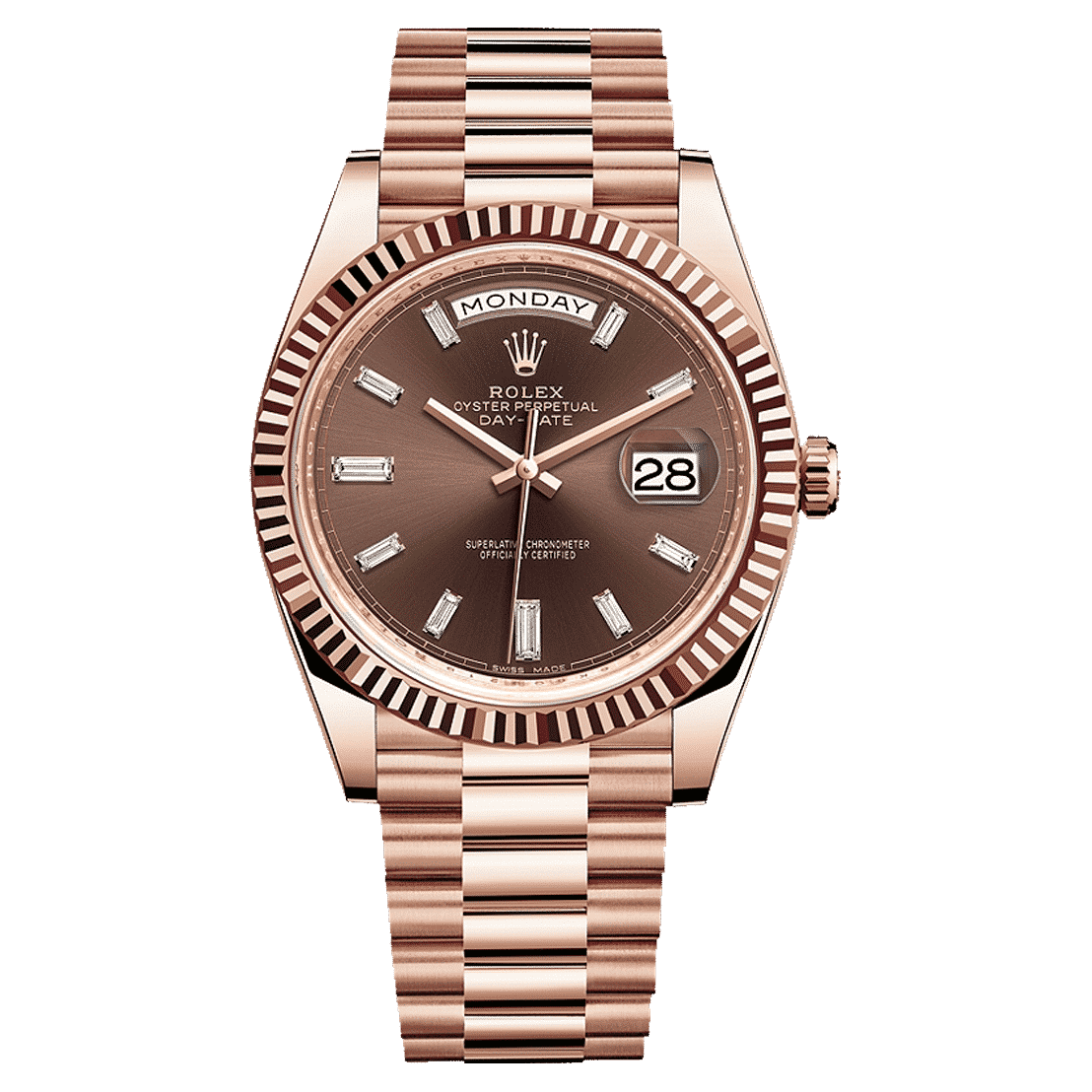 Rolex Oyster Perpetual Day-Date 40 Rose Gold - Luxe Watches