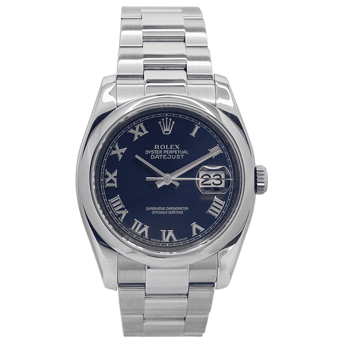 Rolex Oyster Perpetual Datejust 36mm Stainless Steel 126234 Luxe Watches