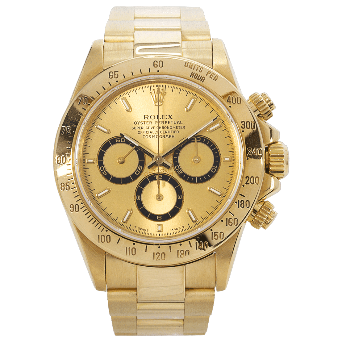 Rolex Oyster Perpetual Daytona 18kt Yellow Gold 16528 Luxe Watches