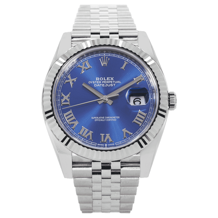 Rolex Oyster Perpetual Datejust 41 Stainless Steel Blue Jubliee 126334