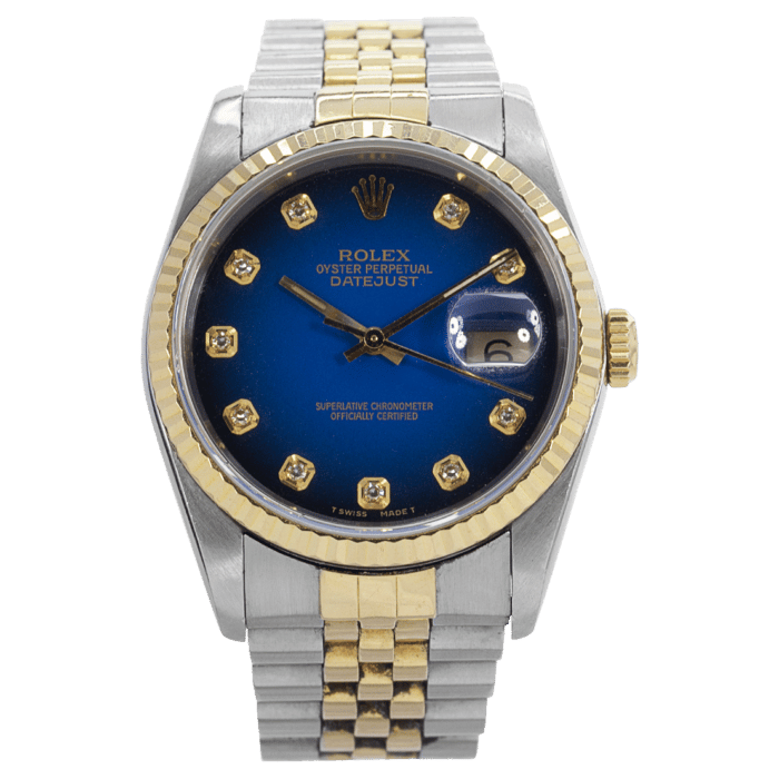 Rolex Oyster Perpetual Datejust 36mm Bimetal Luxe Watches
