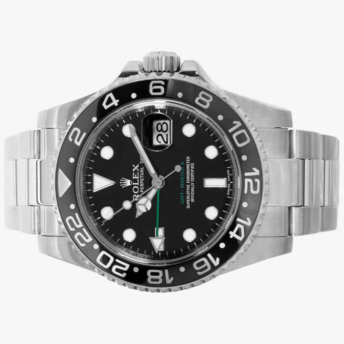 Rolex Oyster Perpetual GMTMaster II Stainless Steel 116710LN Luxe