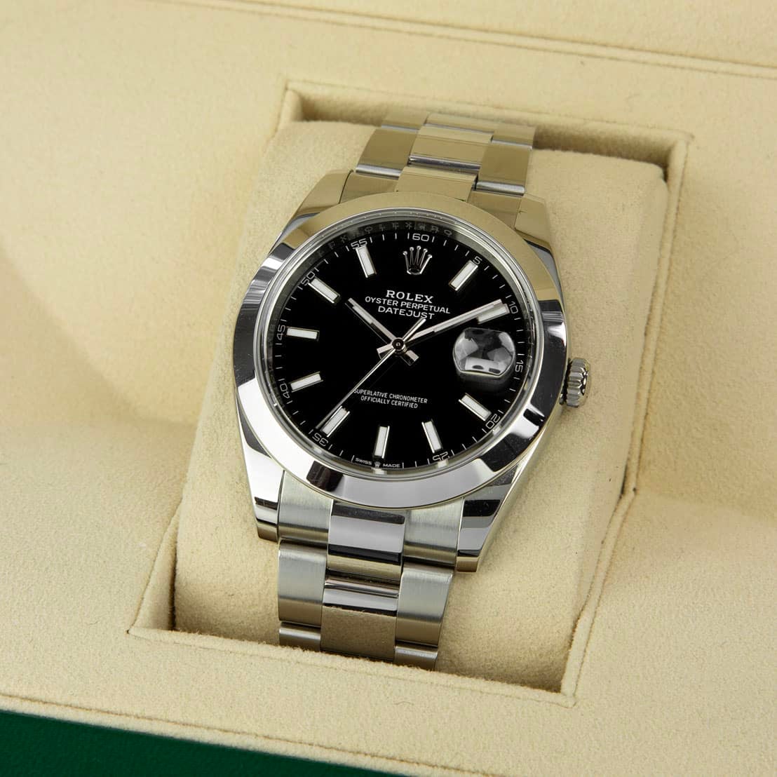 Rolex Oyster Perpetual Datejust 41 Stainless Steel 126300 Luxe
