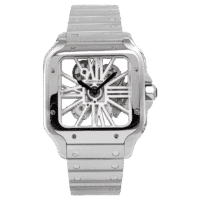Cartier Santos De Cartier Skeleton Stainless Steel WHSA0015
