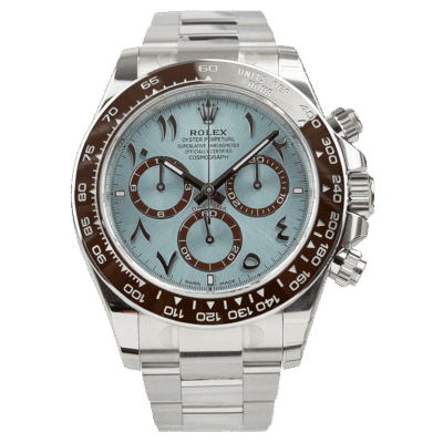 New Reference Open Case-Back Rolex Oyster Perpetual Cosmograph Daytona Platinum 50th Anniversary 'Arabic' 126506