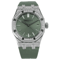 Audemars Piguet Royal Oak 18kt White Gold And Diamond 37MM 15551BC.ZZ.D405CR.01
