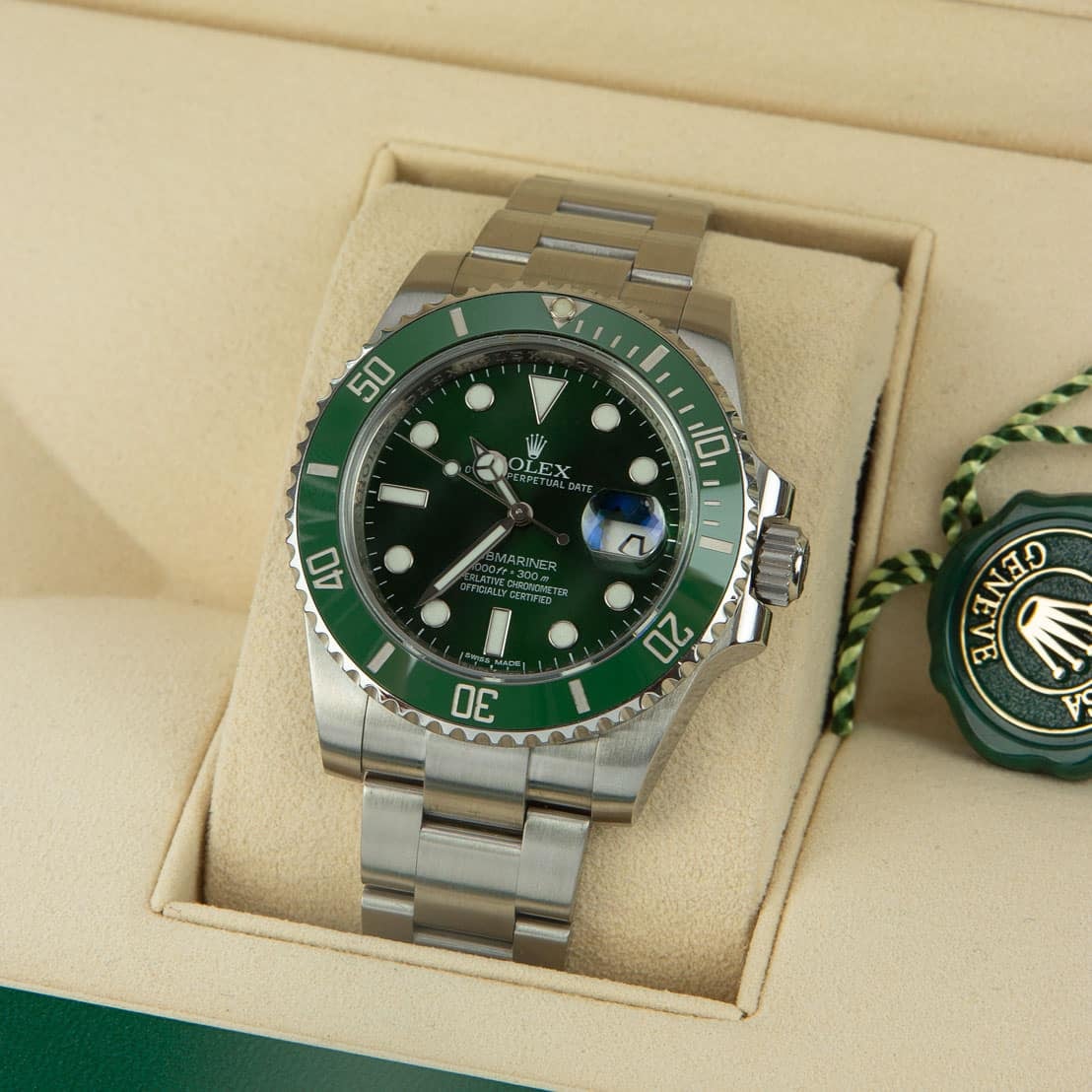 Rolex Hulk Submariner Rolex Hulk Submarine GMT Green Dial Oyster