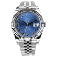 Rolex Oyster Perpetual Datejust 41mm Stainless Steel ‘Azzurro Blue’ 126334