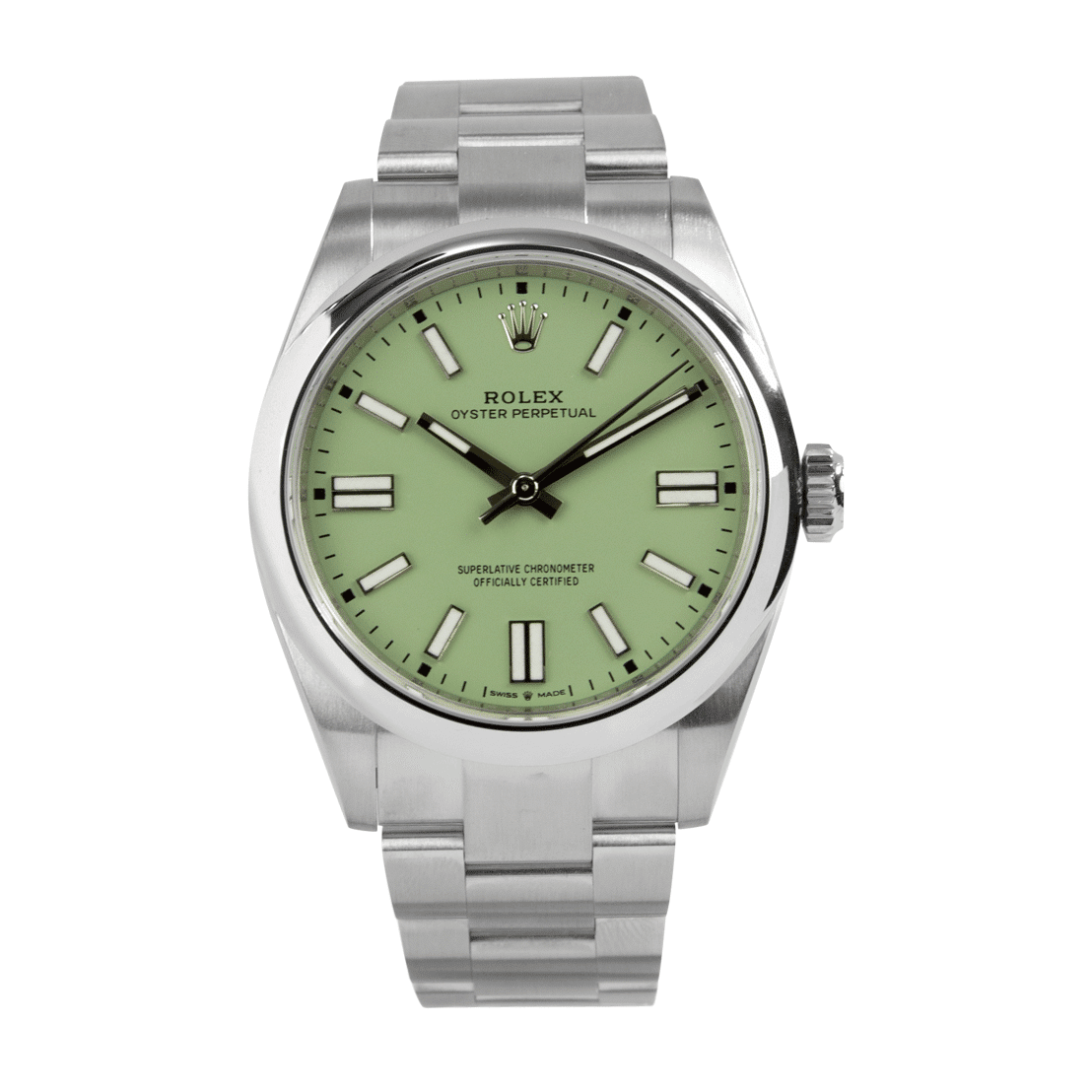 Rolex Oyster Perpetual 41mm 'Pistachio' Stainless Steel 134300