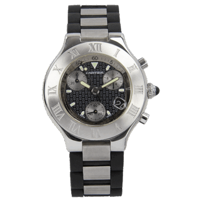 Cartier Must 21 Chronoscaph Stainless Steel 2424