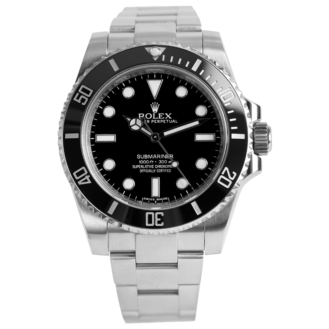 Rolex Oyster Perpetual Submariner Non-Date 40mm Stainless Steel Rolex Oyster Perpetual Submariner Non-Date 40mm Stainless Steel