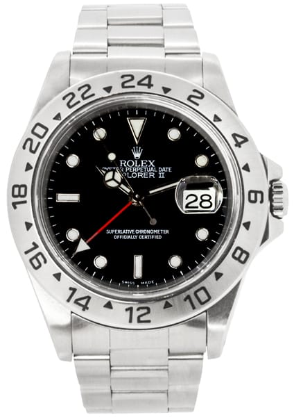Rolex Oyster Perpetual Explorer II Stainless Steel 16570 | Luxe Watches