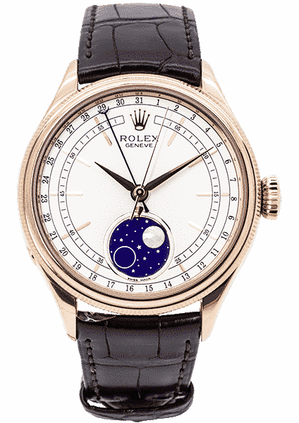 Rolex Cellini Moonphase Rose Gold 50535 | Luxe Watches