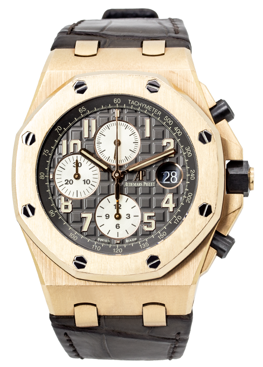 Audemars Piguet Royal Oak Offshore Selfwinding Chronograph 42mm Rose Gold Luxe Watches
